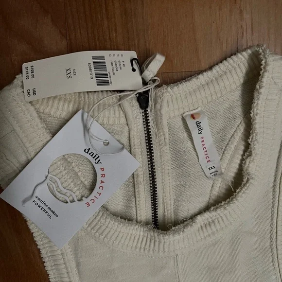 NWT Daily Practice Sophisticated Sleeveless French Terry Cotton Jumpsuit Unworn - Picture 7 of 16